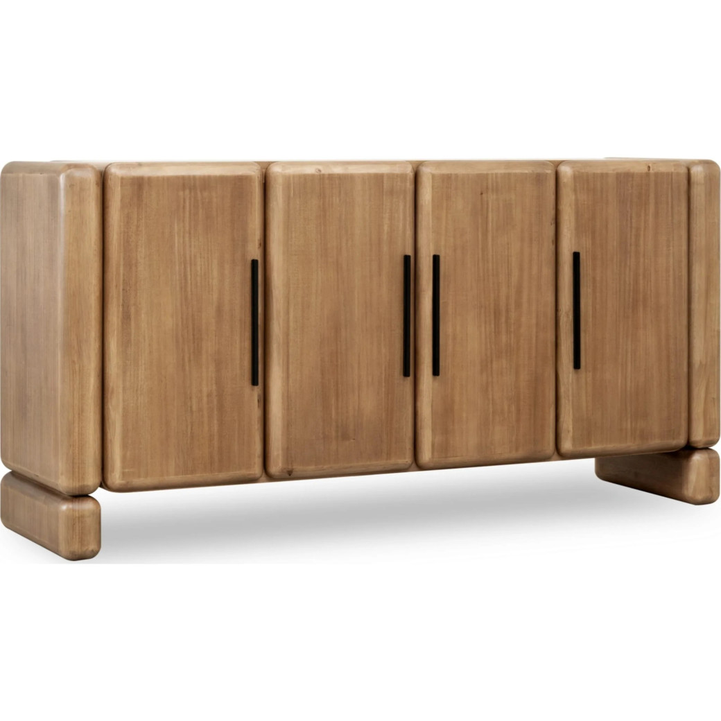 Nia 4-Door Acacia Wood Sideboard | Lioness Finish by Modus Furniture