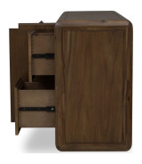 Xolani 2-Door 4-Drawer Acacia Wood Sideboard in Impala Finish by Modus Furniture