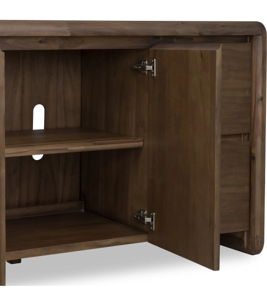 Xolani 2-Door 4-Drawer Acacia Wood Sideboard in Impala Finish by Modus Furniture