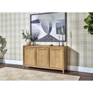 Dorsey Acacia Wood Sideboard in Granola Finish – Contemporary Style by Modus Furniture