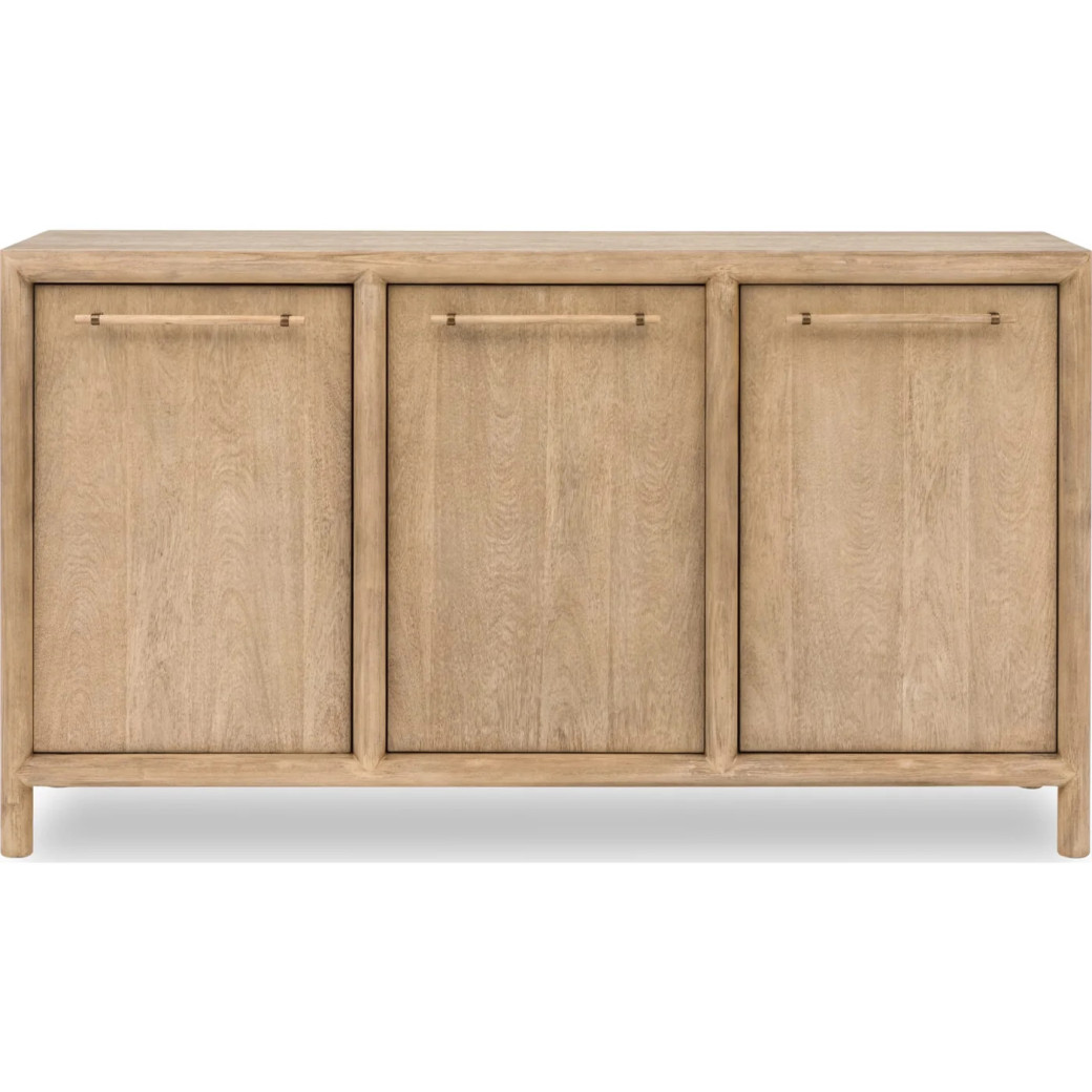 Dorsey Acacia Wood Sideboard in Granola Finish – Contemporary Style by Modus Furniture