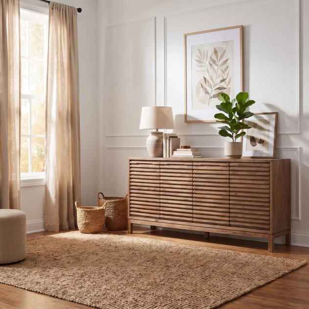 Tanner Sideboard in Roux Finish – Contemporary Style by Modus Furniture