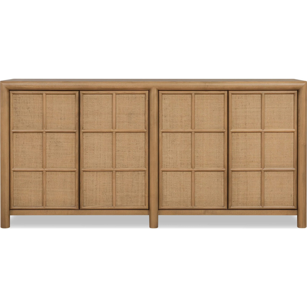 Barton Storage Cabinet in Frappe Finish – Contemporary Style by Modus Furniture