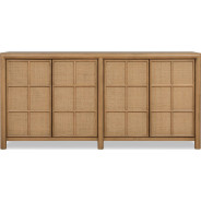 Barton Storage Cabinet in Frappe Finish – Contemporary Style by Modus Furniture