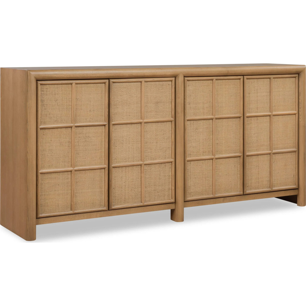 Barton Storage Cabinet in Frappe Finish – Contemporary Style by Modus Furniture