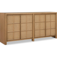 Barton Storage Cabinet in Frappe Finish – Contemporary Style by Modus Furniture