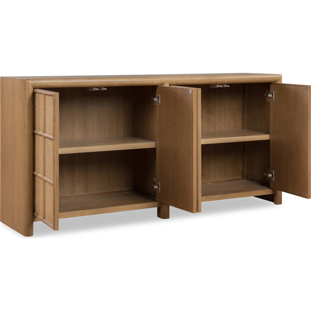 Barton Storage Cabinet in Frappe Finish – Contemporary Style by Modus Furniture