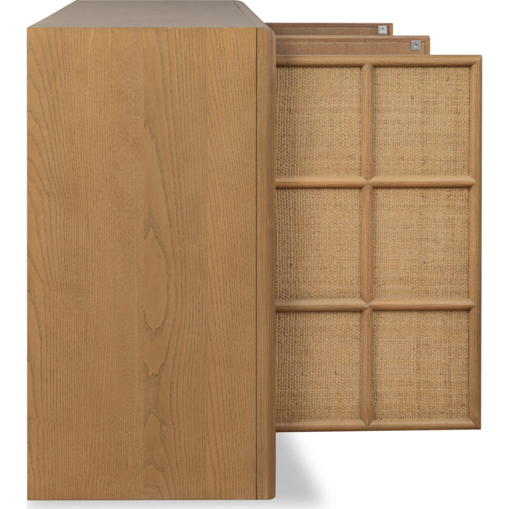 Barton Storage Cabinet in Frappe Finish – Contemporary Style by Modus Furniture