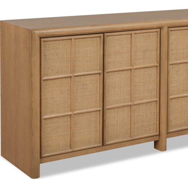 Barton Storage Cabinet in Frappe Finish – Contemporary Style by Modus Furniture