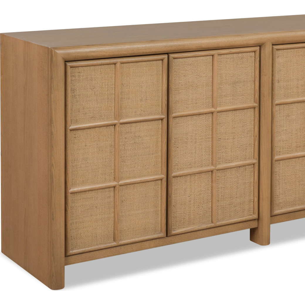 Barton Storage Cabinet in Frappe Finish – Contemporary Style by Modus Furniture