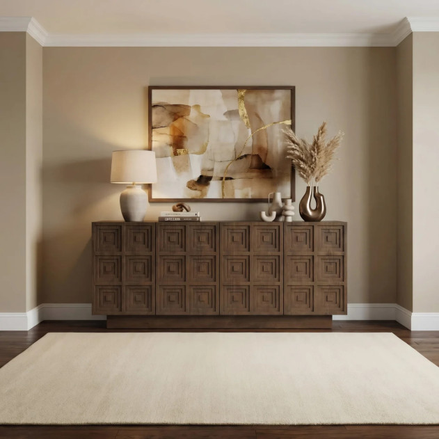 Carter Storage Cabinet in Lungo Finish – Contemporary Style by Modus Furniture