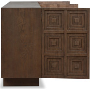 Carter Storage Cabinet in Lungo Finish – Contemporary Style by Modus Furniture