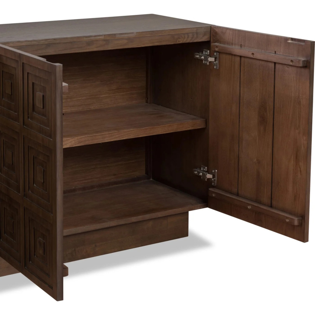 Carter Storage Cabinet in Lungo Finish – Contemporary Style by Modus Furniture