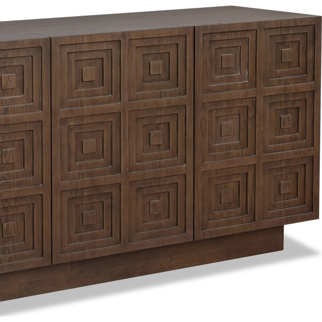 Carter Storage Cabinet in Lungo Finish – Contemporary Style by Modus Furniture