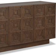 Carter Storage Cabinet in Lungo Finish – Contemporary Style by Modus Furniture
