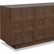 Carter Storage Cabinet in Lungo Finish – Contemporary Style by Modus Furniture