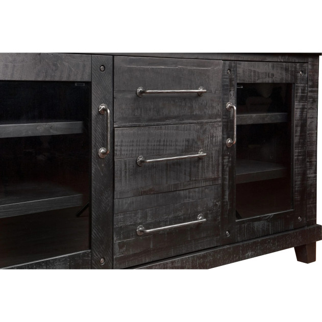 Yosemite Solid Wood Sideboard – Contemporary Rustic Style by Modus Furniture