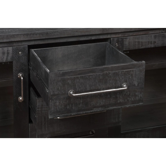 Yosemite Solid Wood Sideboard – Contemporary Rustic Style by Modus Furniture