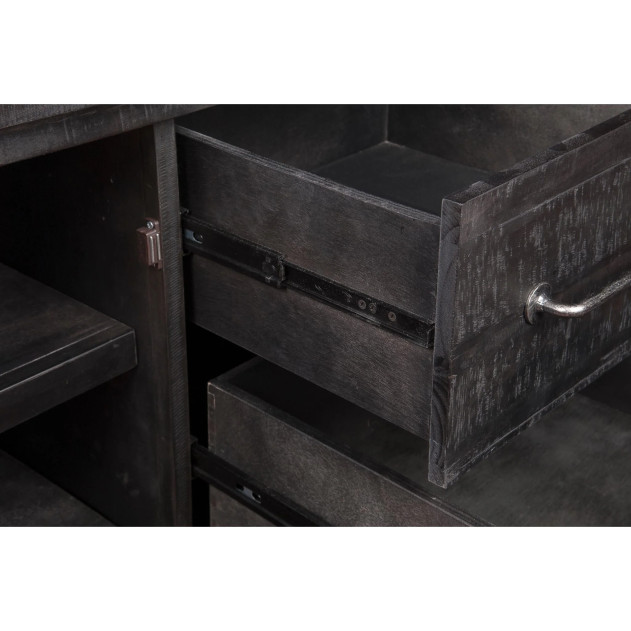 Yosemite Solid Wood Sideboard – Contemporary Rustic Style by Modus Furniture