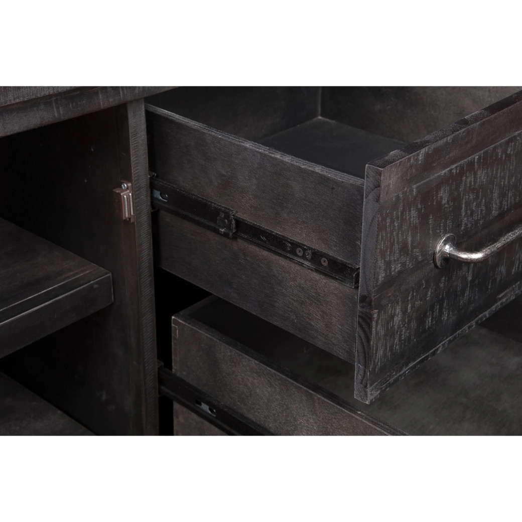 Yosemite Solid Wood Sideboard – Contemporary Rustic Style by Modus Furniture