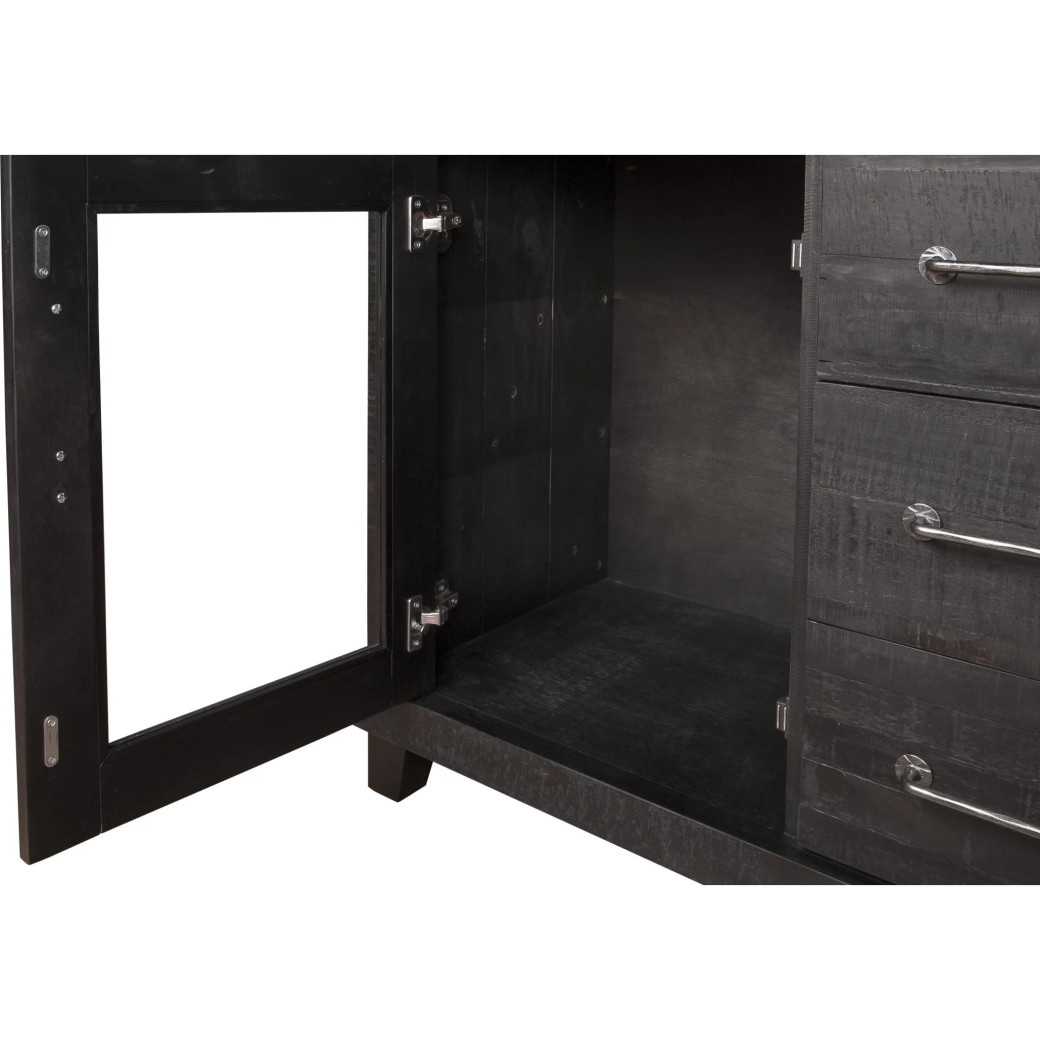 Yosemite Solid Wood Sideboard – Contemporary Rustic Style by Modus Furniture