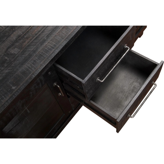 Yosemite Solid Wood Sideboard – Contemporary Rustic Style by Modus Furniture