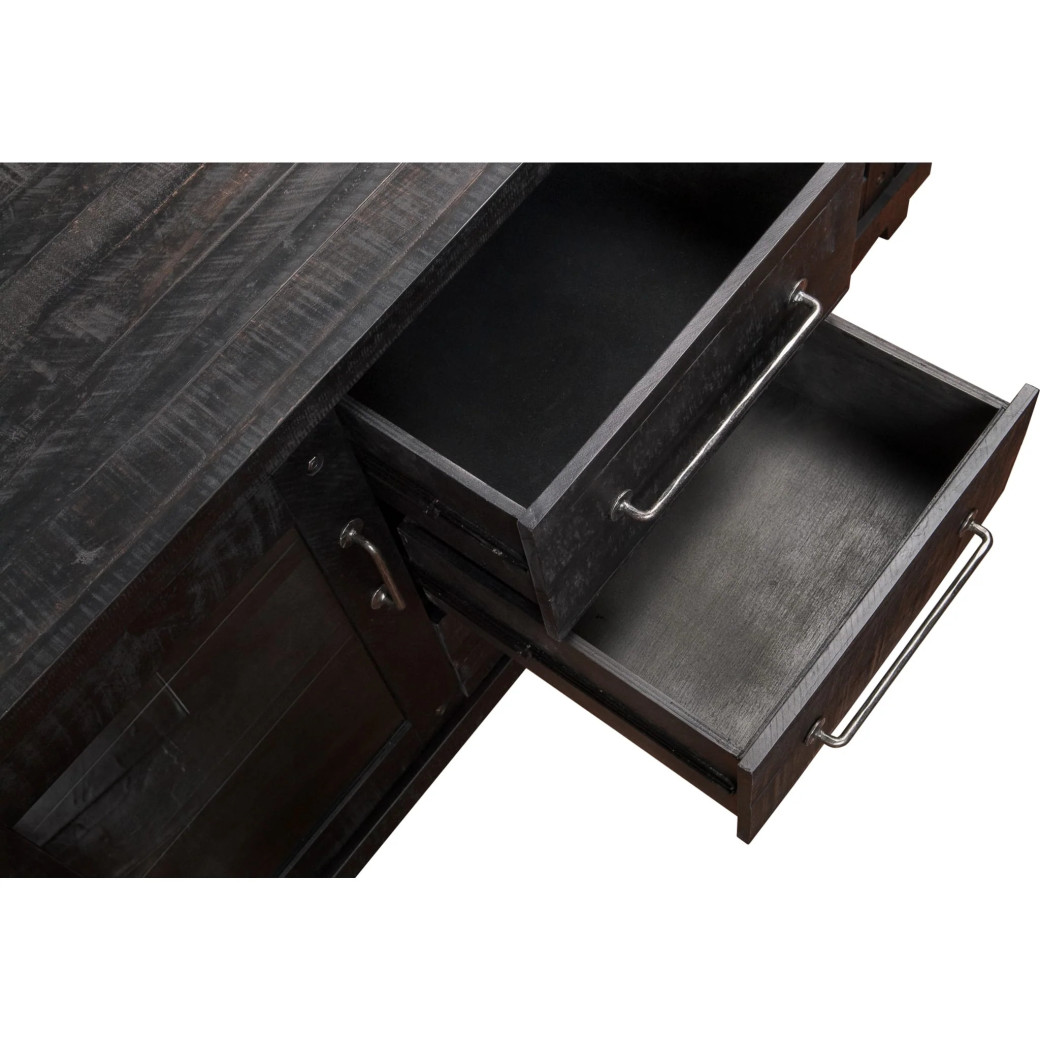 Yosemite Solid Wood Sideboard – Contemporary Rustic Style by Modus Furniture