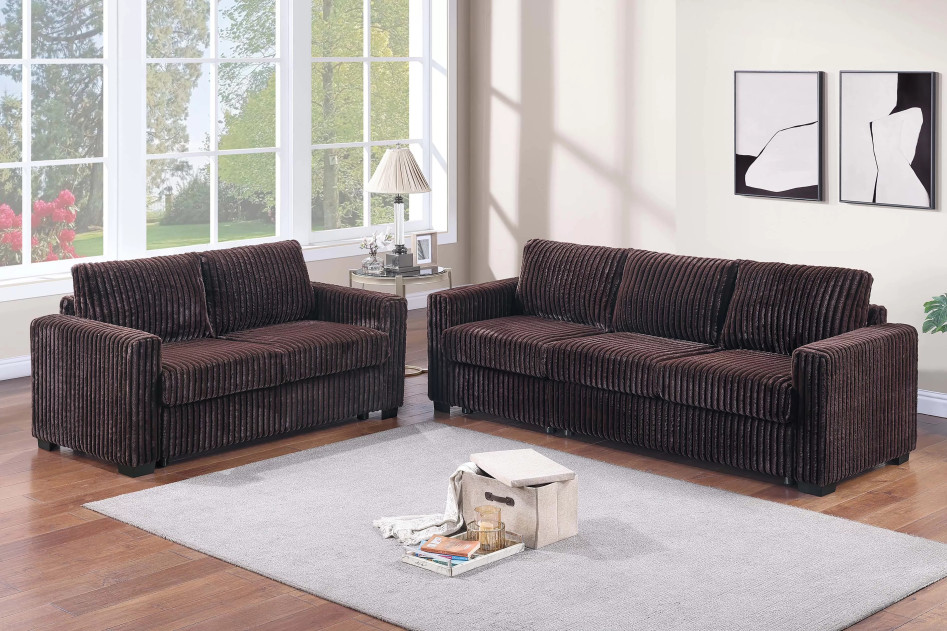 F8352 Sofa & Loveseat Set | Poundex Phoenix AZ
