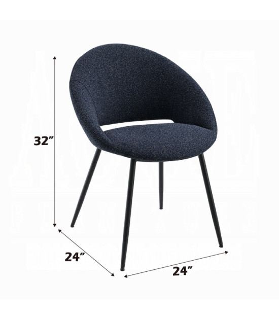 Klaus 7PC White Bouclé Dining Set | ACME Labor Day Sale Phoenix