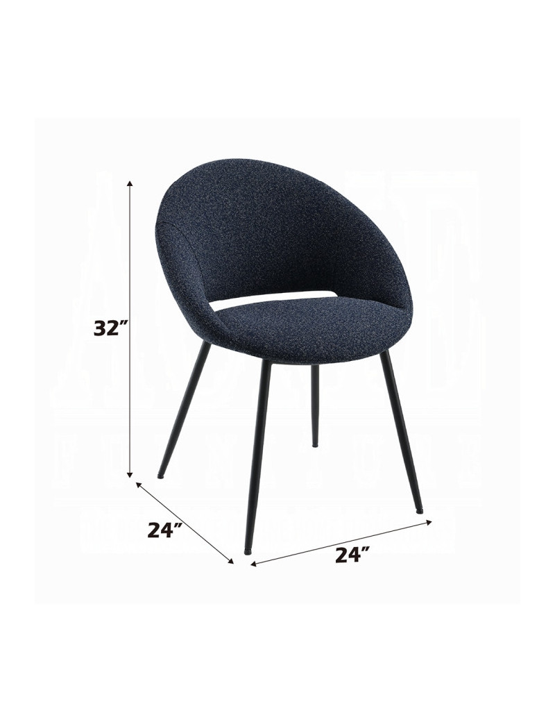 Klaus 7PC White Bouclé Dining Set | ACME Labor Day Sale Phoenix