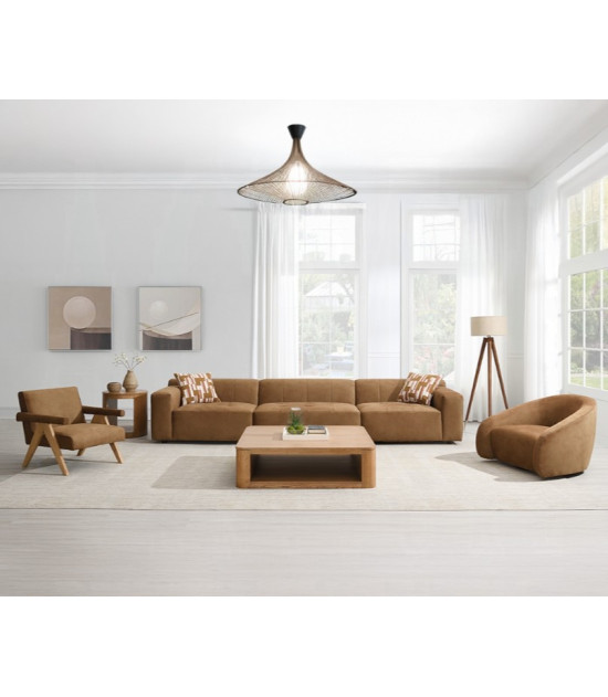 Zoey 3PC Chocolate Modular Sectional | ACME Labor Day Sale Phoenix