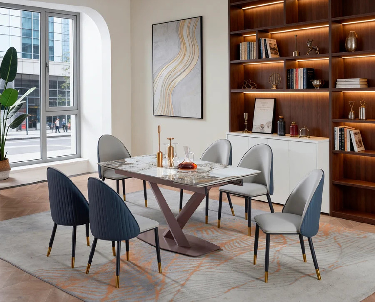 D7002 Soma III 7PC Dining Set | McFerran Phoenix AZ