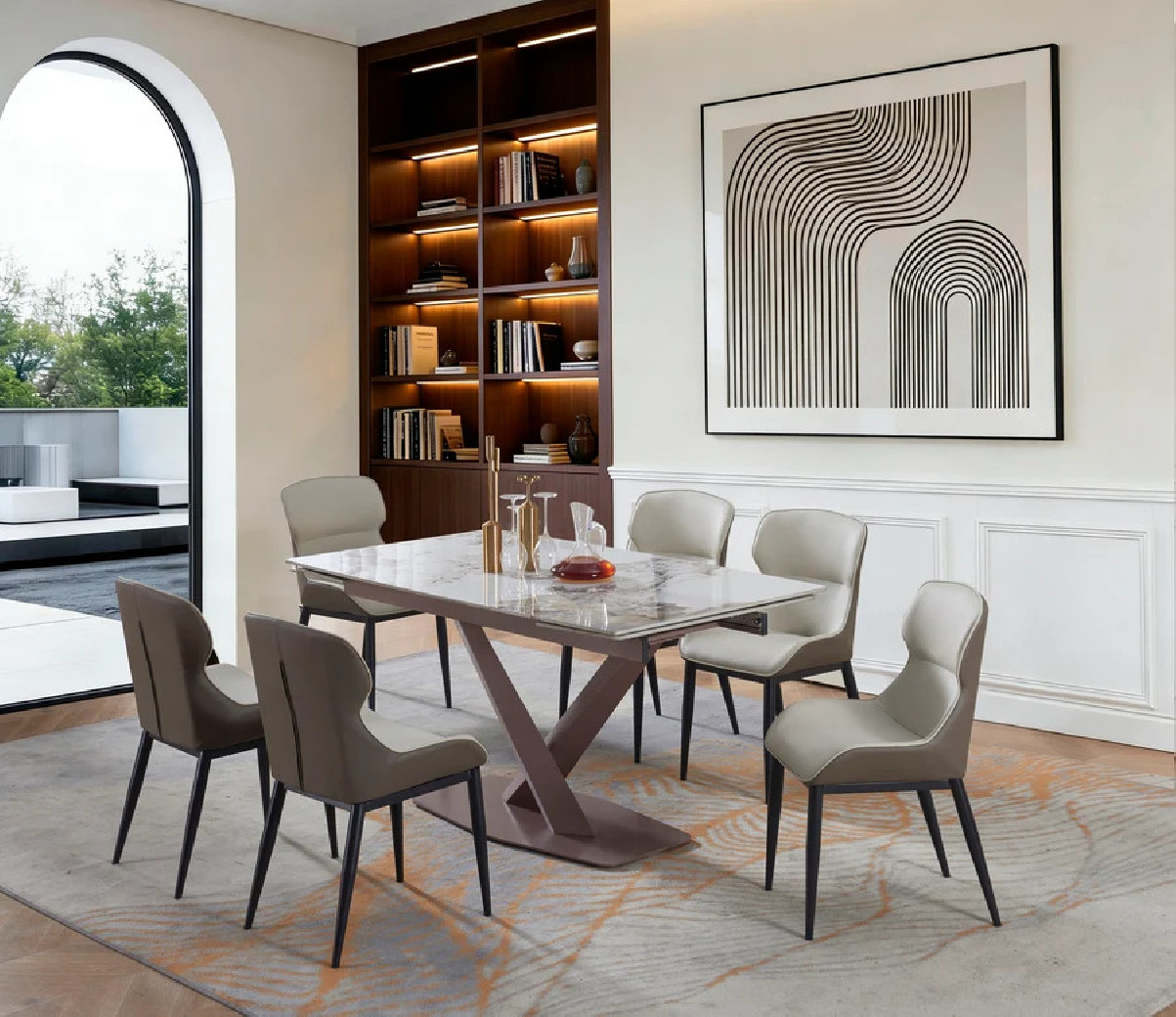 D7001 Soma II 7PC Dining Set | McFerran Phoenix AZ