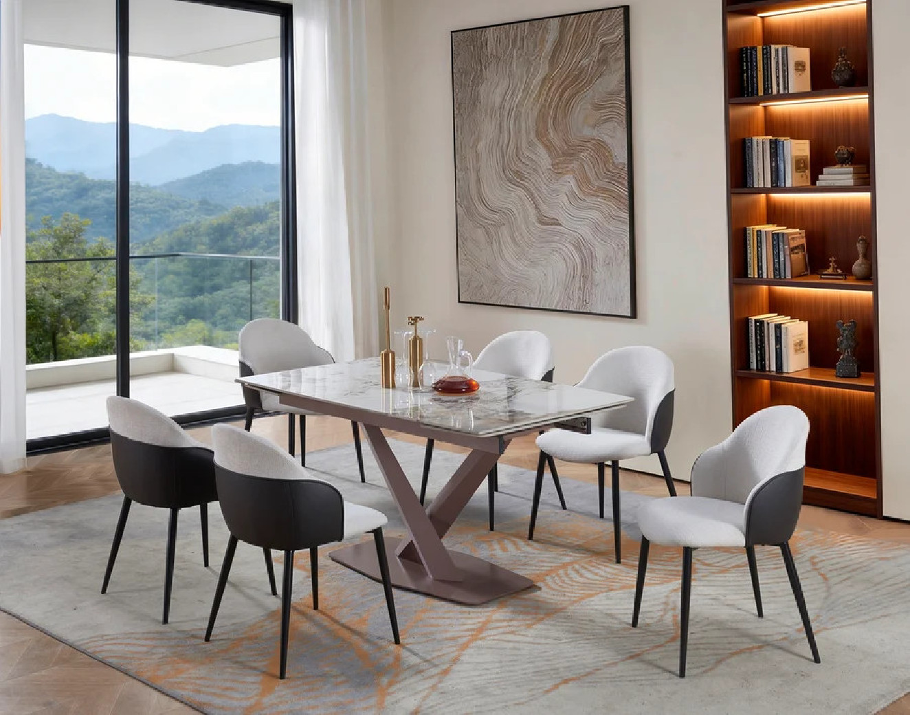 D7003 Soma 7PC Dining Set | McFerran Phoenix AZ