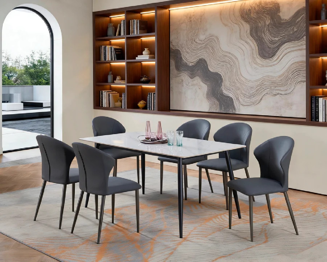 D6001 Selena 7PC Dining Set | McFerran Phoenix AZ