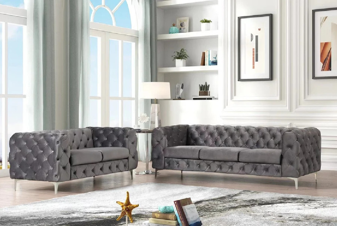 SF1817 Contemporary Sofa & Loveseat | McFerran Phoenix AZ