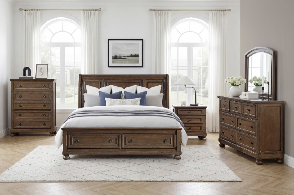 1718BR Begonia 5PC Transitional Bedroom Set | Homelegance Phoenix