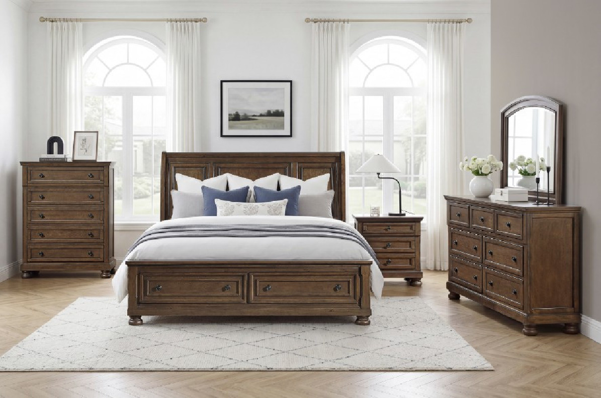 1718BR Begonia 5PC Transitional Bedroom Set | Homelegance Phoenix