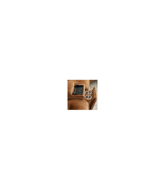 LV04650 Emmy Power Motion Sectional Sofa – Contemporary Style in Orange Chenille by ACME Furniture