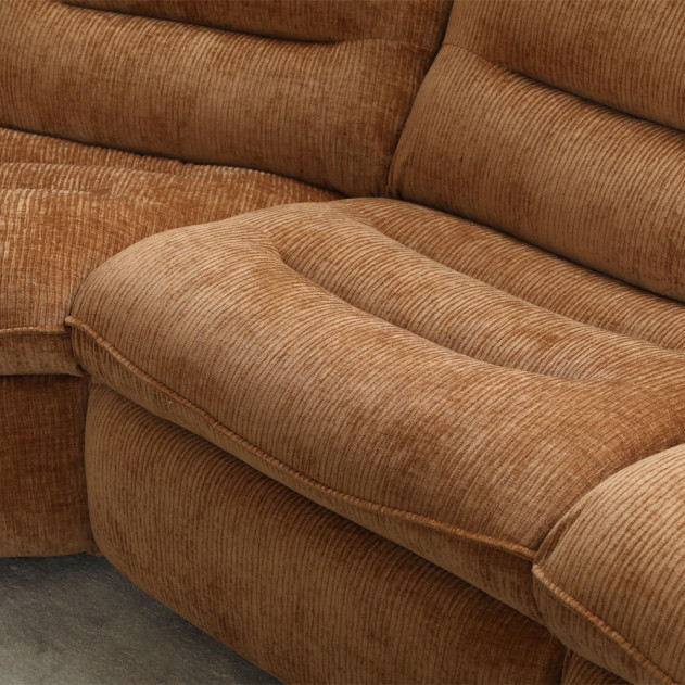 LV04650 Emmy Power Motion Sectional Sofa – Contemporary Style in Orange Chenille by ACME Furniture