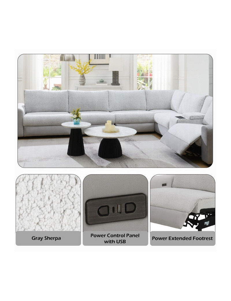 ACME Tarrance Power Sectional | Phoenix AZ | Nationwide Free Delivery