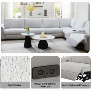 ACME Tarrance Power Sectional | Phoenix AZ | Nationwide Free Delivery