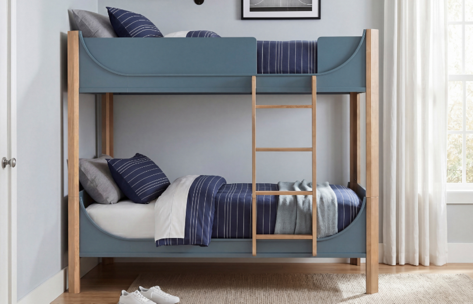 Liam Twin/Twin Bunk Bed B2048BUTT | Homelegance