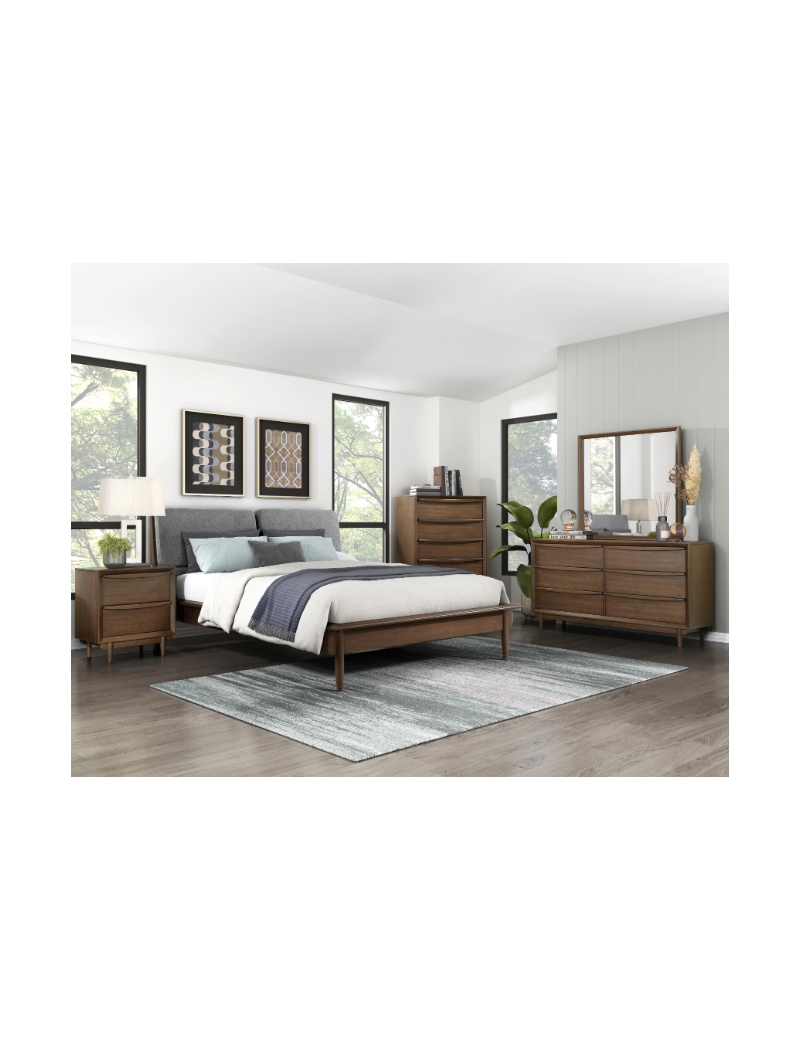 Astrid Queen Mid-Century Platform Bed | Homelegance | Phoenix AZ