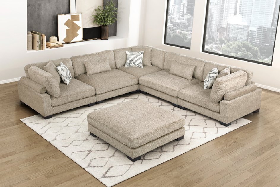 Tinley Brown Modular Sectional | Homelegance | Phoenix AZ
