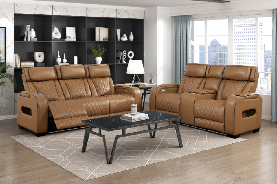 9516 Fairway Power Sofa & Loveseat | 3 Colors | Homelegance | Phoenix AZ