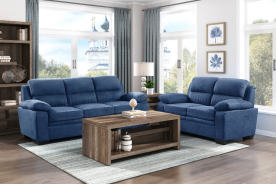 Holleman Blue Modern Sofa & Loveseat | Homelegance | Phoenix AZ
