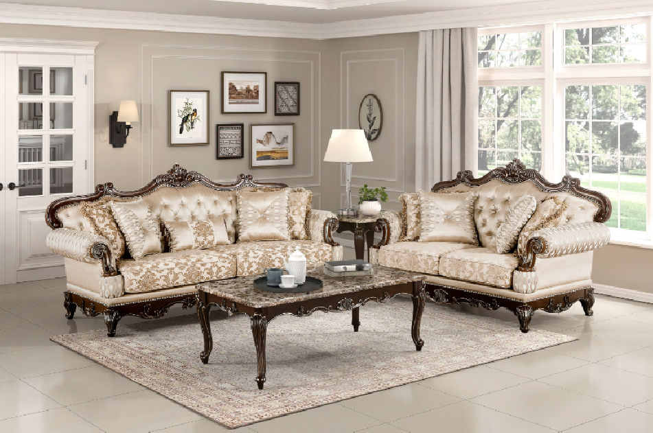 Balthasar Traditional Brown Sofa Set | Homelegance | Phoenix AZ