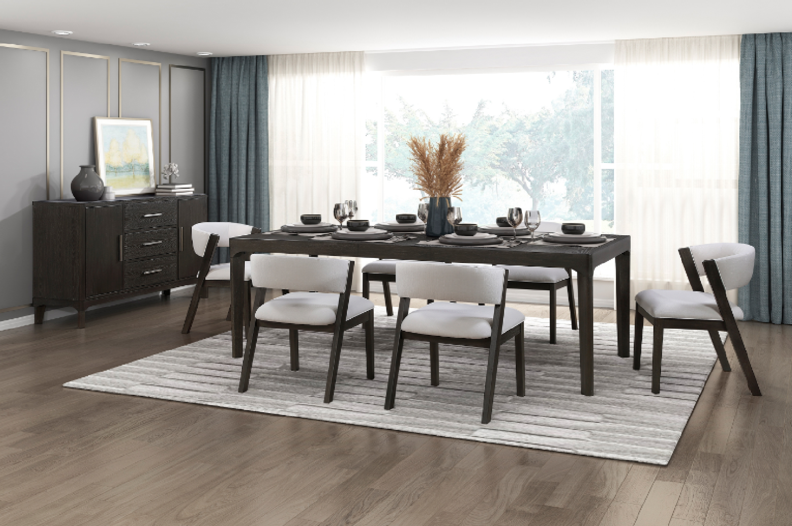 5999 Soma 7-Piece Dining Set | Homelegance | Phoenix AZ