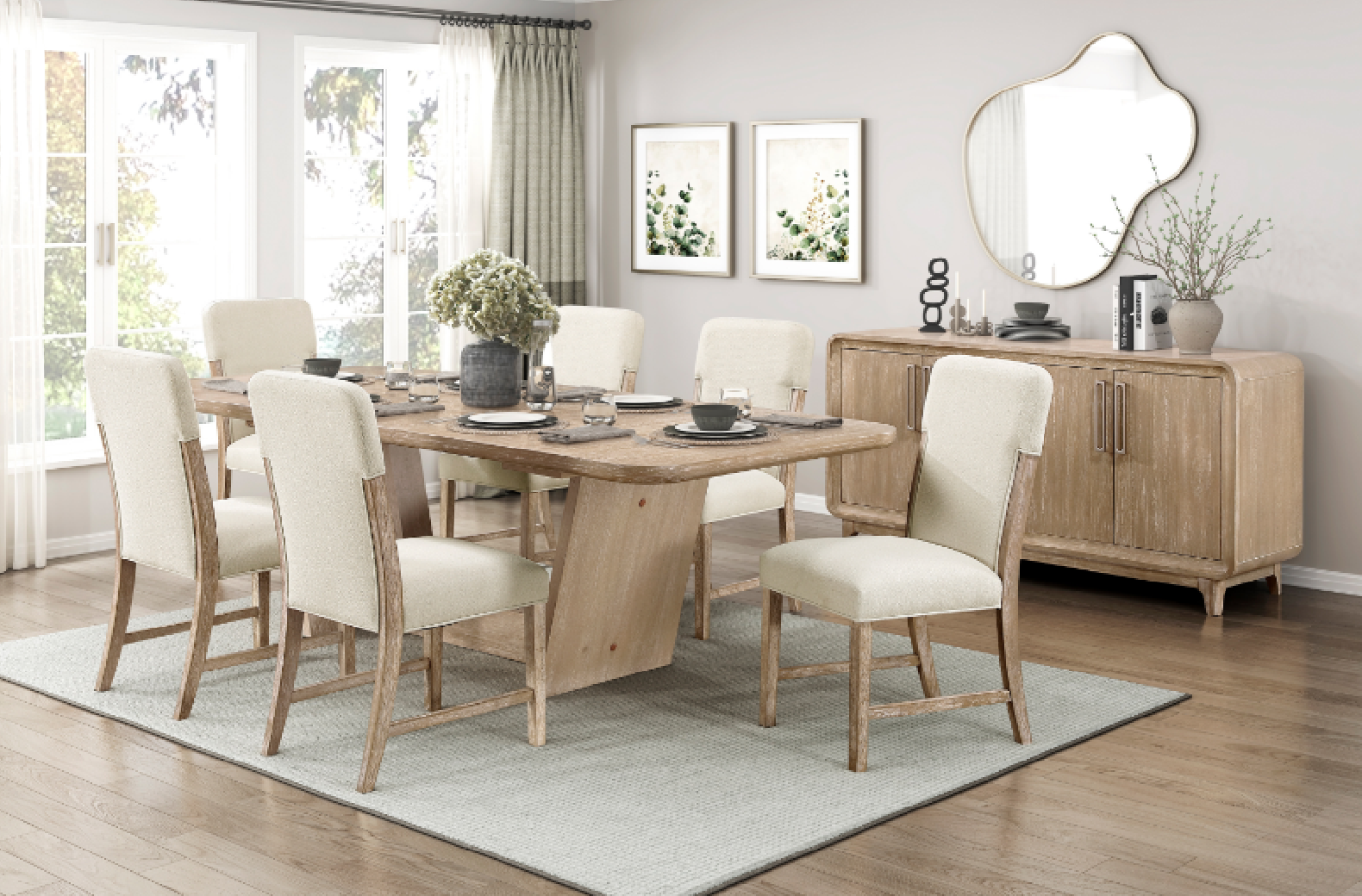 2350 Wilshire 7-Piece Dining Set | Homelegance | Phoenix AZ